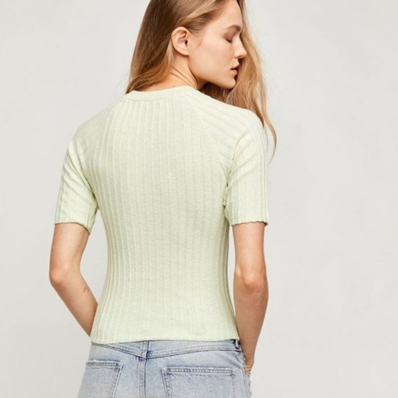 Free People Friday Morning Swit Tee Eggshell Size Small | NWOT - Picture 2 of 5